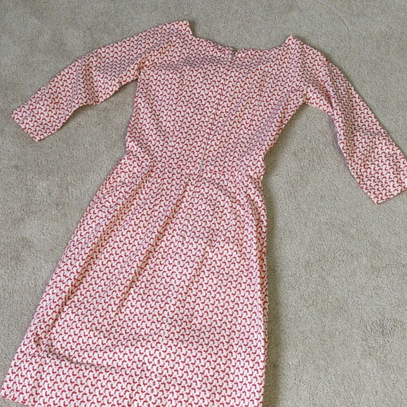 Vintage rooster print homemade cotton dress - Picture 5 of 5